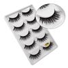 5 Pairs Multipack 3D Mink Lashes False Eyelashes Handmade Wispy Fluffy Long Lashes Natural Eye Makeup Tools Eye Lashes G806