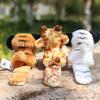Jungle Animal Cartoon Slap Bracelet Clap Circle Stuffed Animal Wristband Gift Toy   Children Gifts