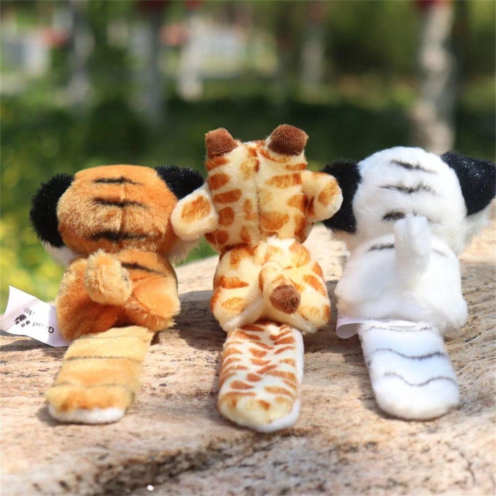 Jungle Animal Cartoon Slap Bracelet Clap Circle Stuffed Animal Wristband Gift Toy Children Gifts