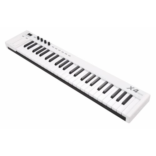 midiplus X4 mini MIDI keyboard controller, white