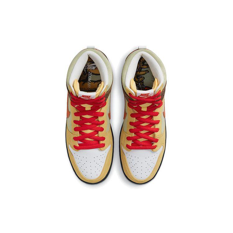 Кеды Color Skates x Nike Dunk High SB Kebab and Destroy Унисекс Кроссовки Коричневый CZ2205-700