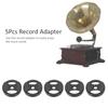 5Pcs Record Adapter Gramophone Vinyl Record Player Audio Musical Instrument Accessories