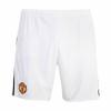 Manchester United Pattern Embroidered Elastic Knit Football Pants Men Pants White BQ3739