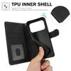 For iPhone 17 Pro Case PU Leather Phone Cover with Wallet Stand