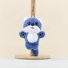 Soft Short Fur Fox Plush Keychain With Pp Cotton Filling For Kids