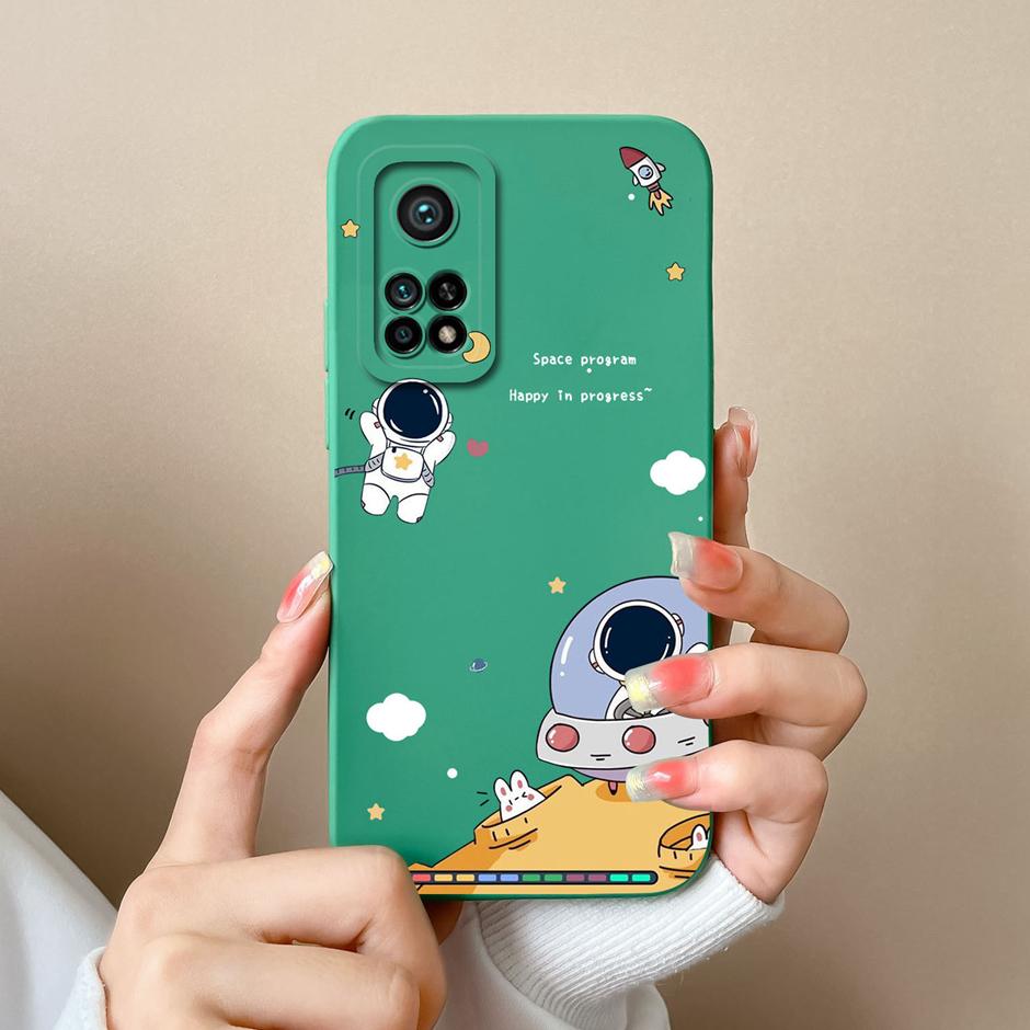 For Xiaomi Mi 10T Pro 5G Case Matte Silicone Shell For Xiaomi10T Pro 5G Sweet Girls Butterfly Cartoon New Design Fashion Funda