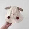 Embroidery Korean Style Cap Shading Hat Children's Bucket Hat Breathable Summer Kid Sunhat  Boy