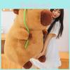 Capybara Leaf Lotus Plush Toy Soft Stuffed Animal Dolls Kids Gifts Birthday
