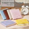 (Logo Can Be Engraved) Small Square Ledger, Pocket Notebook, Student Notepad, Blank/grid/lined Inner Pages, Memo