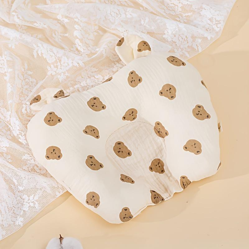 U-образная подушка для сна с мультяшным дизайном для младенца - Мягкая плюшевая полиэстеровая кровать, Аксессуар для глубокого сна для младенца