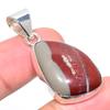 Natural Noreena Jasper Gemstone 925 Sterling Silver Gift Pendant 1.62" F8W74