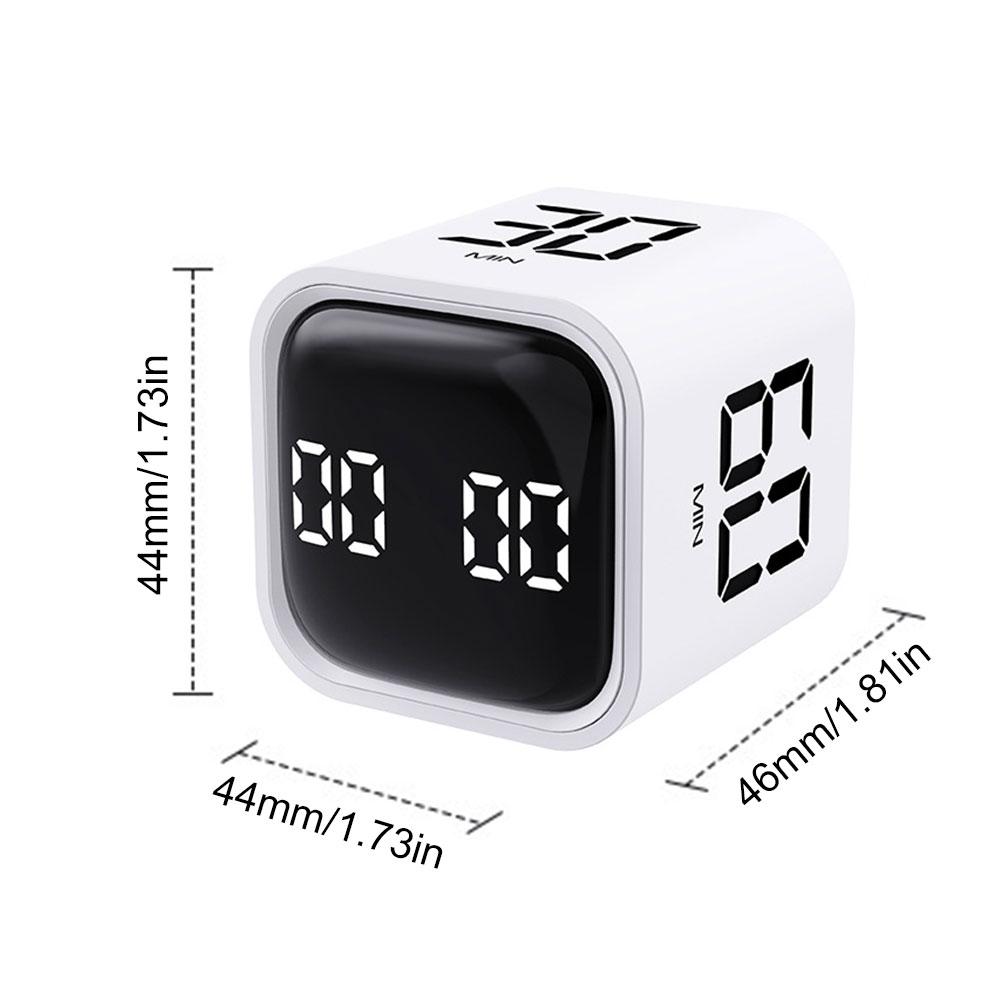 Таймер для приготовления кубиков на 5/10/30/60 минут и пользовательский таймер обратного отсчета для кухни (белый)