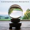 80mm Crystal Glass Ball Sphere Febgshui Home Office Decor Gift