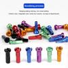 10Pcs Bicycle Spoke Cover Aluminum Alloy Spoke Nipples Easy Installation Bicycle Parts for MTB Road Bikes