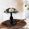 Pillar Candle Holder, Candlestick Ornament Practical,AntiSlip Stand,Home Decoration