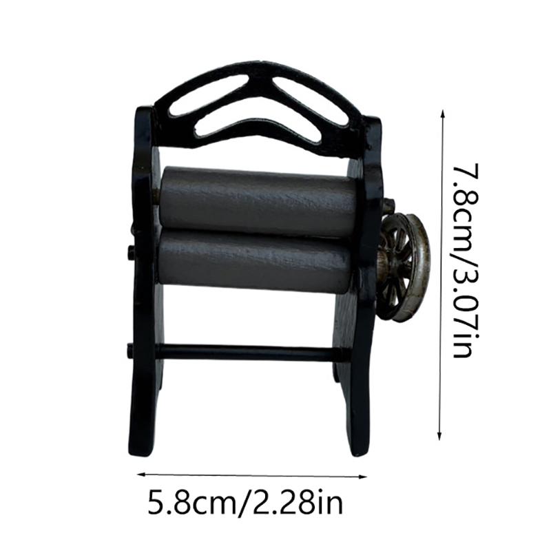 1:12 Кукольный домик Миниатюрная ручная мукомолка Кухонная модель Декор Игрушка Аксессуары для кукольного домика