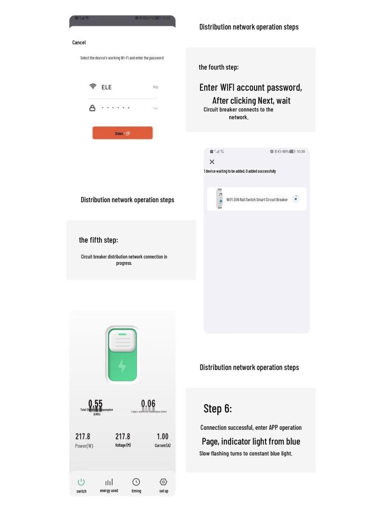 Tuya Smart WiFi Leakage Protection Circuit Breaker with Remote Control & Timer