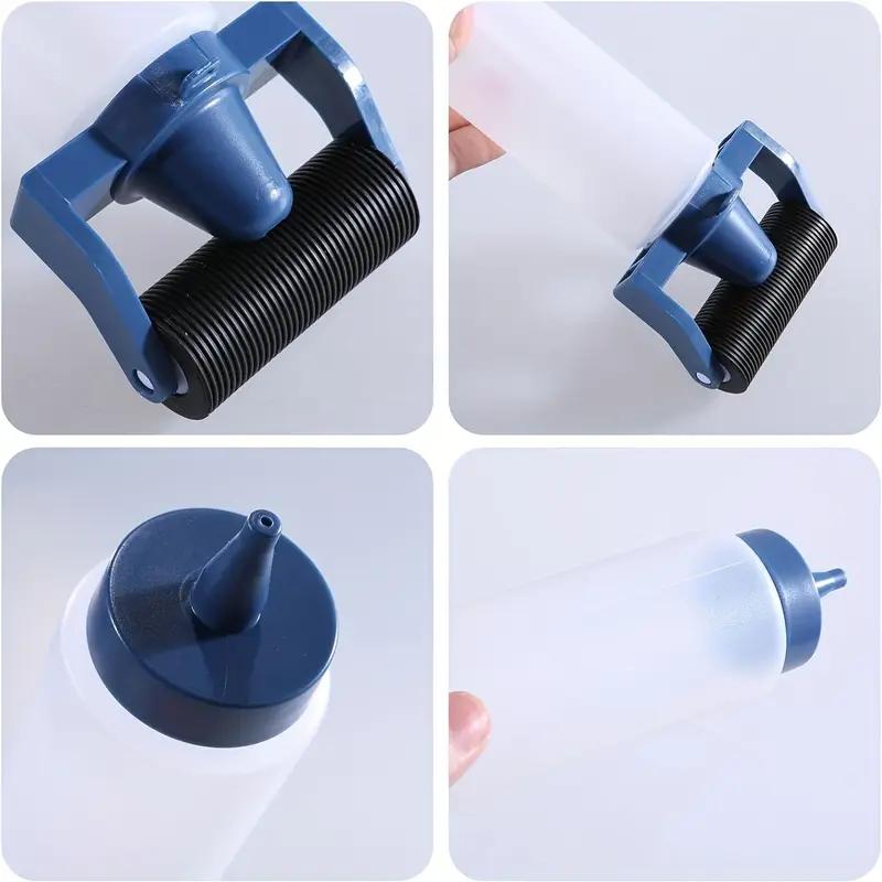 Набор бутылок с роликом для клея для деревообработки и рукоделия, бутылка для клея с роликом, портативный простой набор аппликаторов для клея по дереву