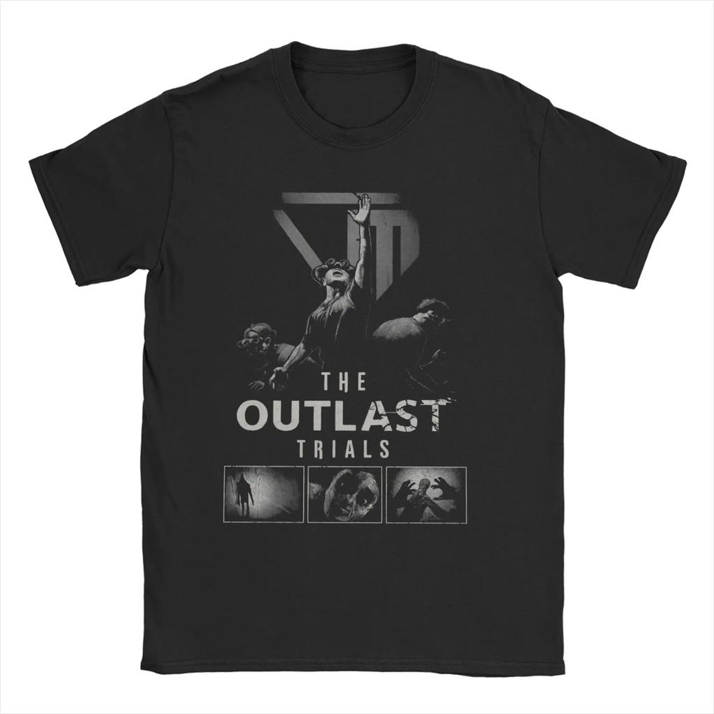 The Outlast Trials for Men Women T Shirts Awesome Tees Short Sleeve Round Collar T-Shirts Cotton Gift Idea Clothes