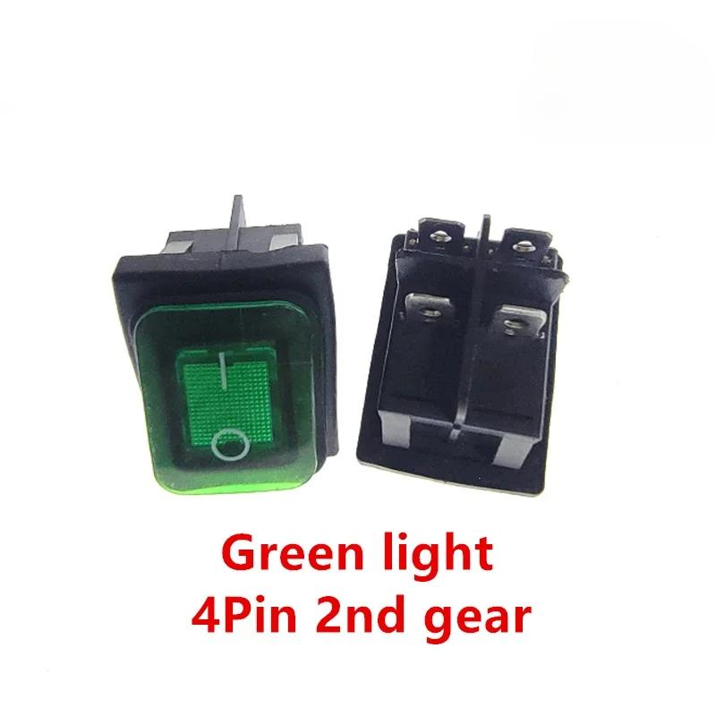 2 шт. KCD4 16A 125V 20A 250v водонепроницаемый сверхмощный тумблер с подсветкой фиксатор 4 контакта вкл. выкл. аварийный морской тумблер