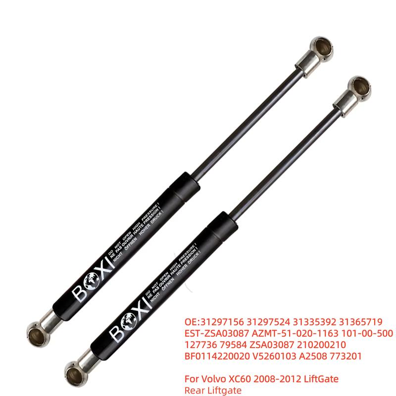 BOXI 2Pcs Liftgate Gas Spring Shock Lift Supports S31297156 31297524 31335392 31365719 For Volvo XC60 2008 - 2012 Lifts Struts