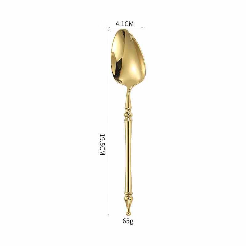 ZISIZ Creative Gold Dinner Forks Set