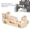 Brass Front Bumper Mount Servo Bracket Remote Control Model Accessory Fit for Traxxas TRX4 RC Car