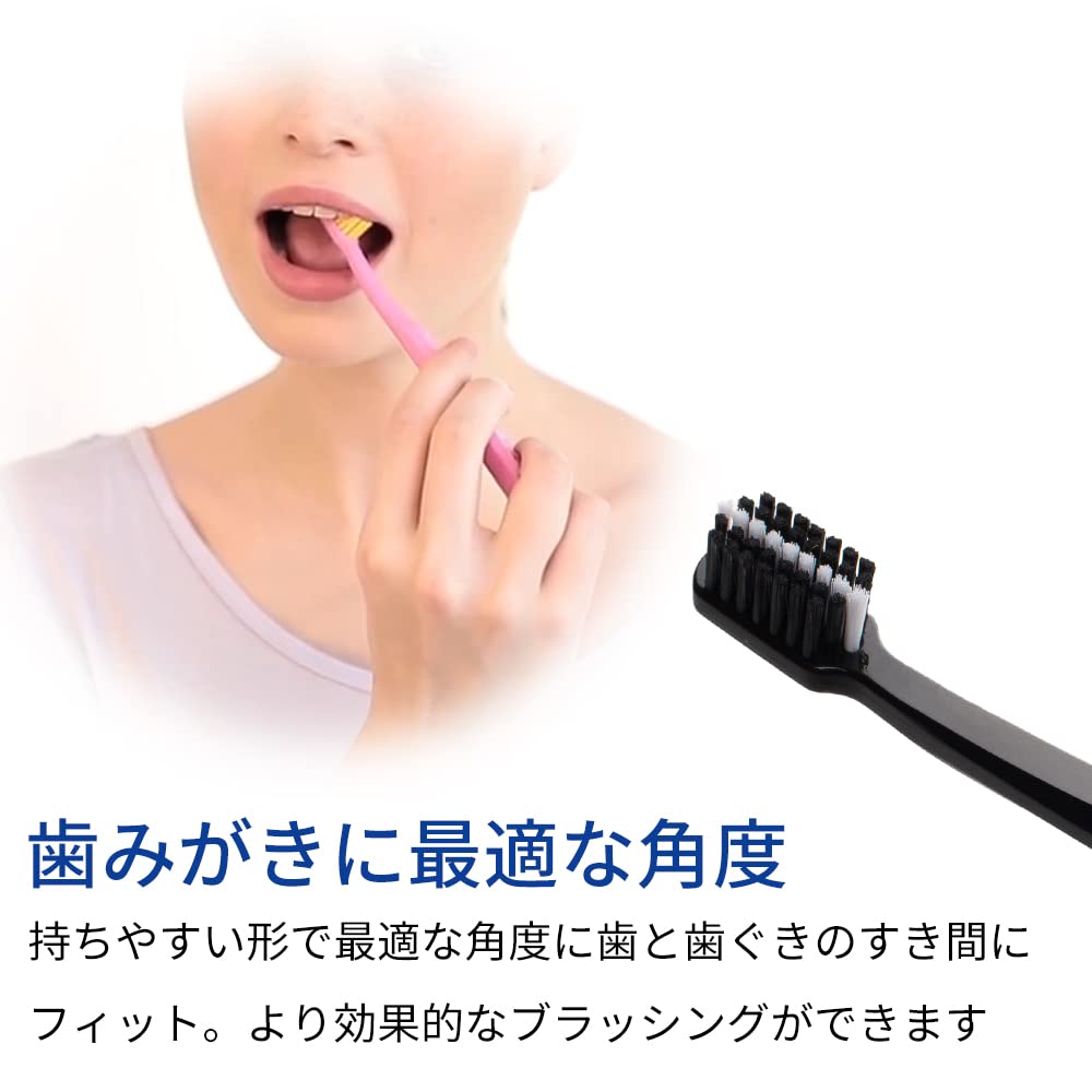 Зубная щетка Craprox Black is White x Набор из 2 подставок для зубных щеток (Черный Черный) + (черный)