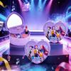 KPop Охотники на Демонов Девочки Органайзер для Косметики Портативный Дорожный Футляр для Макияжа Запирающийся Органайзер для Хранения Косметики Косметичка