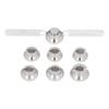 Инструмент для ремонта часов Fix 7 Dies Open Tools Steel Gear Back Cover Clock Repair Kit Aluminum Alfol для
