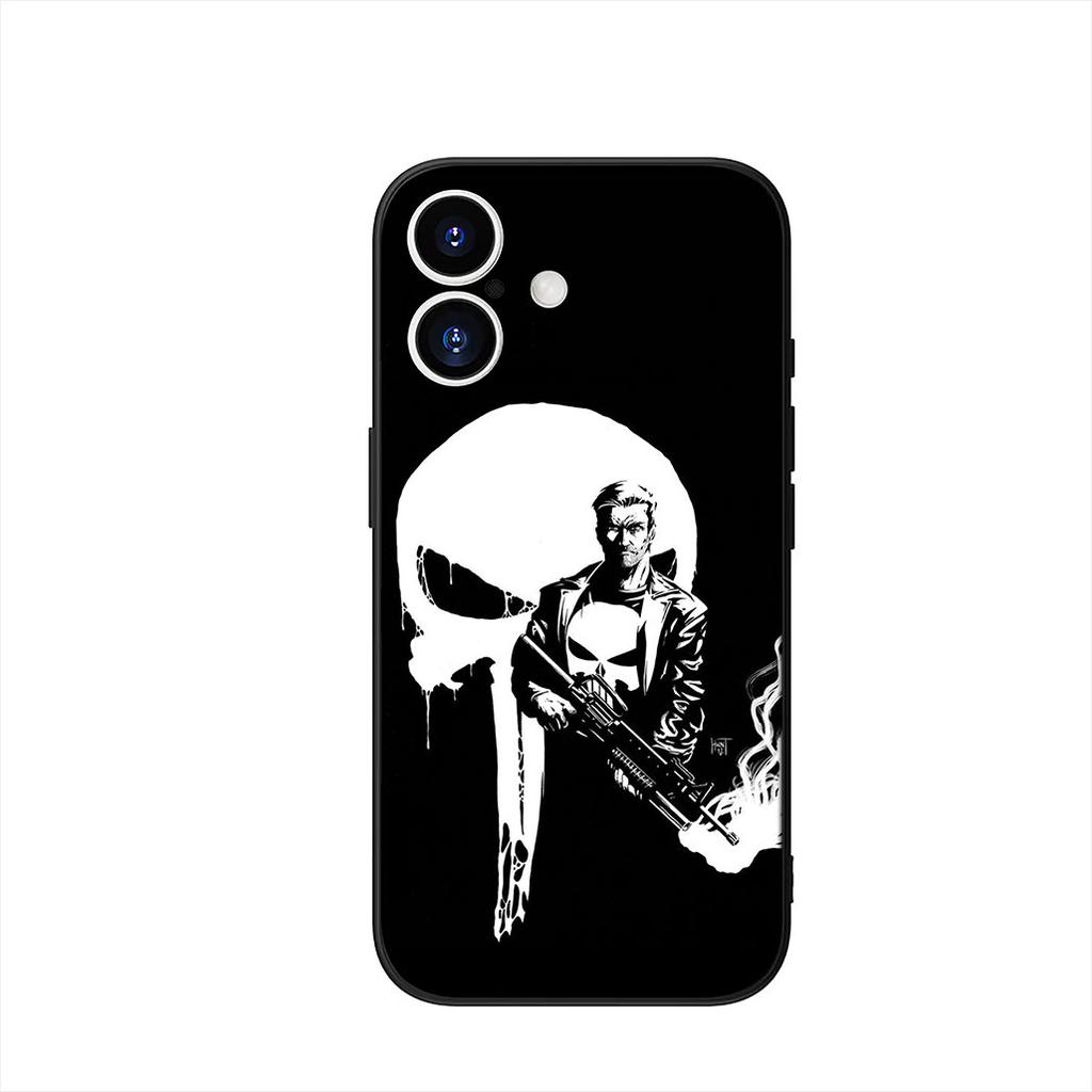 The Marvel Punisher Skull Case for Motorola Moto G54 G05 G24 G55 G75 G9 G85 G15 G57 G86 Power Edge 50 30 Ultra Fusion neo Pro