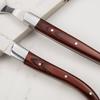 Red Wood Handle Steak Main Knife and Fork High-end Western Tableware Stainless Steel Steak Knife Set