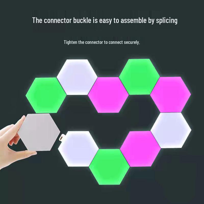2021 RGB LED Цветная Сотовая Декоративная Настенная Лампа