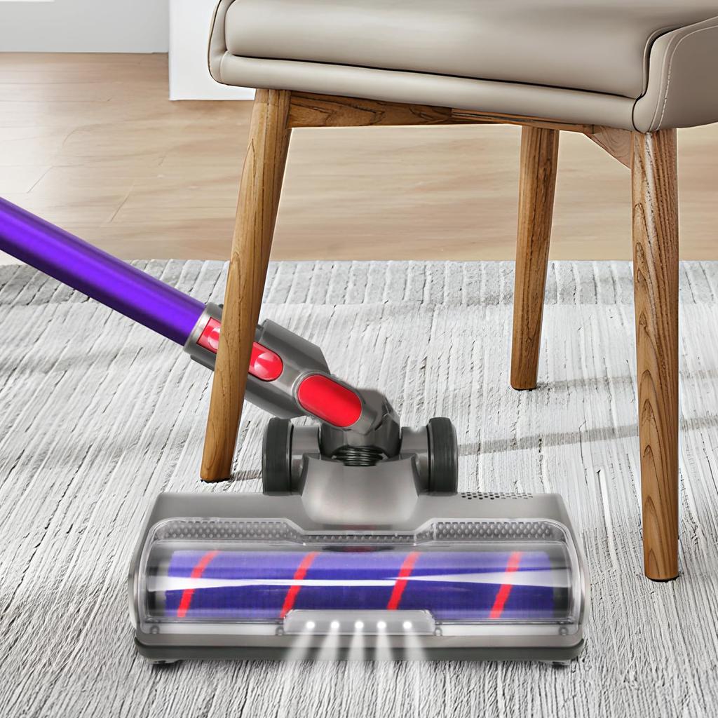 ZMZGOHO Головка пылесоса Dyson V7 V8 V10 V11 SV10 SV11 SV12 SV14 Запасная часть головки пылесоса Dyson Soft Roller со светодиодной подсветкой Головка двигателя Dyson