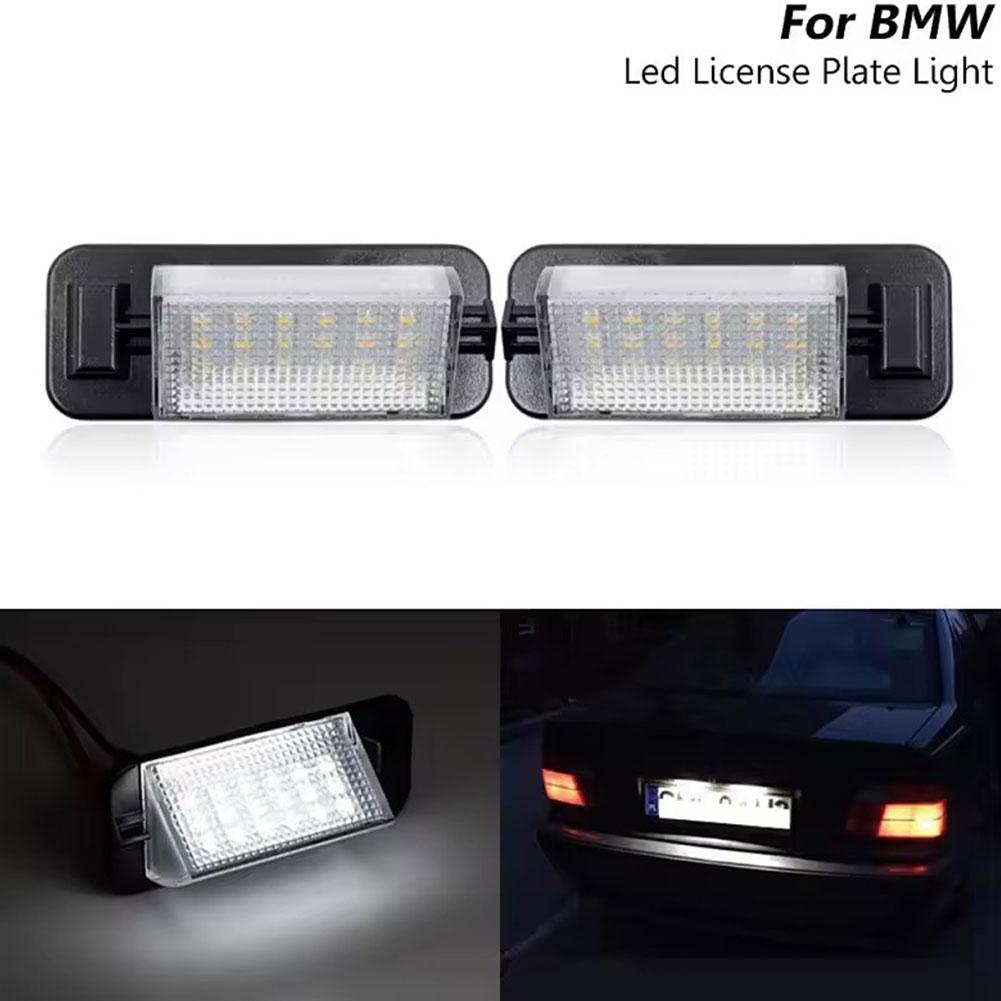 2 шт. 18 светодиодов подсветка номерного знака для BMW 3 серии E36 318i 318is 318ti 325i M3 Автомобильные товары Подсветка номерного знака F7G5
