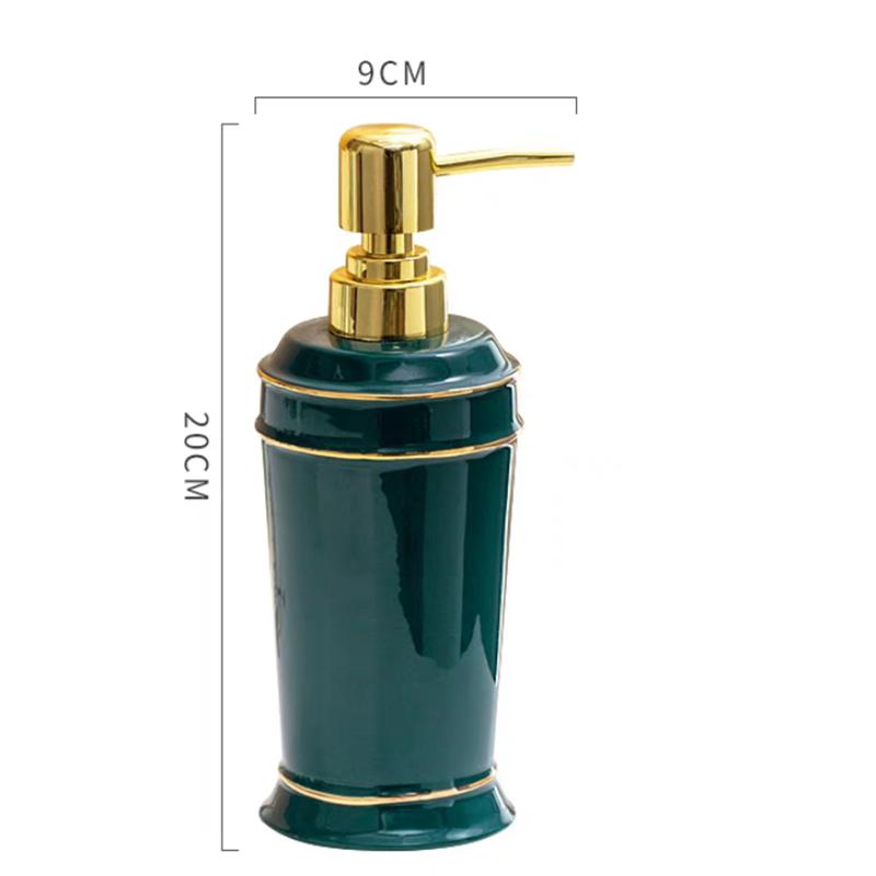 Керамическая бутылка для жидкого мыла Дозатор для мыла Контейнер для мыла Насос для мыла Дозатор для мыла Заправляемая бутылка для мыла