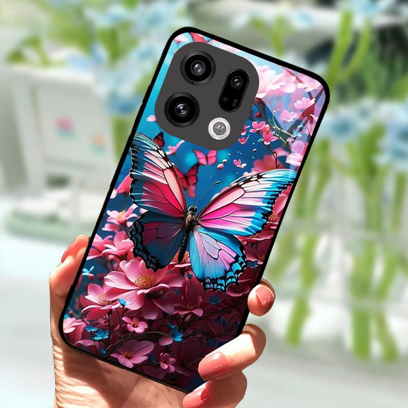 Чехол для OPPO Find X9 X9Pro X8 Pro X8S X8 Ultra Жесткий Чехол Закаленное Стекло Защитный Корпус Для OPPO FindX9 FindX8 Сумки для Телефона