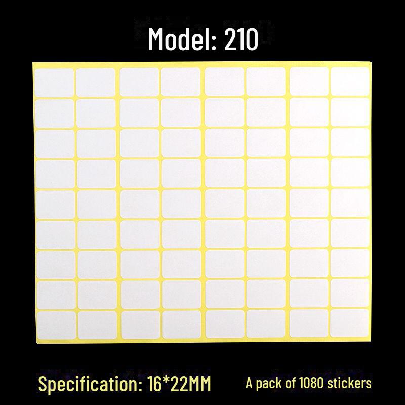 A5 Self-Adhesive Blank White Stickers for Printing and Handwriting Labels