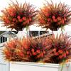 Искусственный пластиковый персидский Комбинация искусственного осеннего эвкалипта Цветок для украшения дома и сада