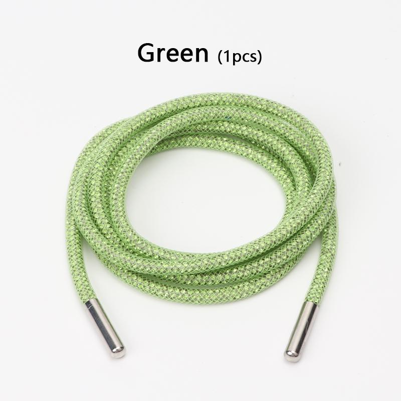 1 шт. роскошные шнурки со стразами, радужная ромбовидная обувь, шнурки для кроссовок, шнурки для обуви, круглые шнурки AF1/AJ 100/120/140 см, шнурки своими руками