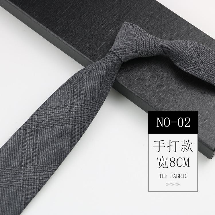 Клетчатый галстук мужской, британский стиль, деловой кэжуал, рубашка для костюма, высококлассный полосатый трендовый галстук женский ручной работы