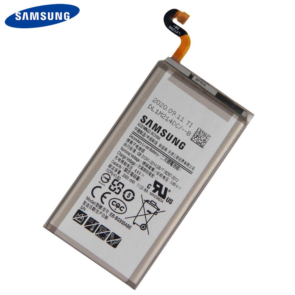 Оригинальный сменный аккумулятор для телефона EB-BG950ABE для Samsung GALAXY S8 SM-G9508 G9500 G950U EB-BG950ABA 3000 мАч