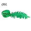 Spooky Kitten Clothes Dinosaur Skeleton Cat Costume, Plush Hood Outfit, Cute Costume Halloween Pet Apparel for Kittens Trick or Treat, Funny