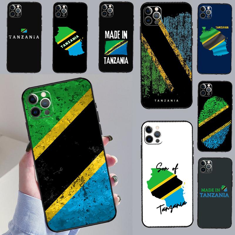Tanzania National Flag Phone Case For iPhone 15 14 13 12 11 16 17 Pro Max 13 mini 15 16 Plus 16e 17 Air Cover Funda