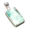Chrysoprase Gemstone 925 Solid Sterling Silver Jewelry Pendant 1.77" SU-10312