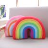 Cute Rainbow Shaped Pillow Kids Plush Toy Office Sleeping Neck Pillow Children's Room Soft Comfortable Cushion Home Decor