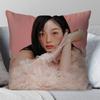 Korean Celebrity LLee Yu Mi Pillow Case Fashion Square Pillowcase Bedroom Sofa Room Ins Decoration Leisure