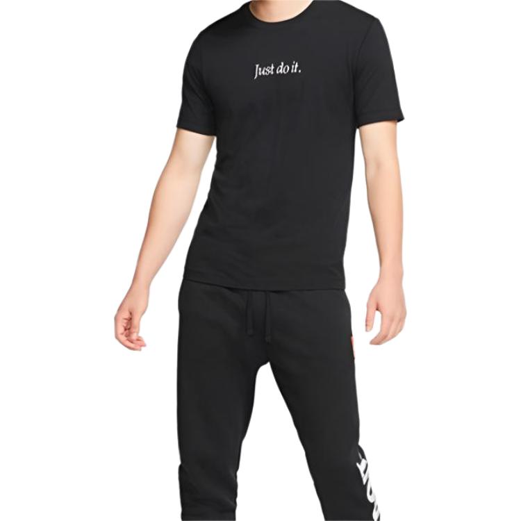 Nike Мужская футболка с коротким рукавом Just Do It черная CD9633-010