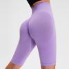 New Seamless High Waisted Fitness Shorts, Women's Peach Hip Lifting Sports Pants, Running Dry Yoga Pants