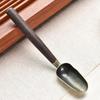 1pcs Tea Spoon Ebony Teaspoon Solid Wood Retro Creative Tea Shovel Tea KongFu Tea Ceremony Accessories Gift